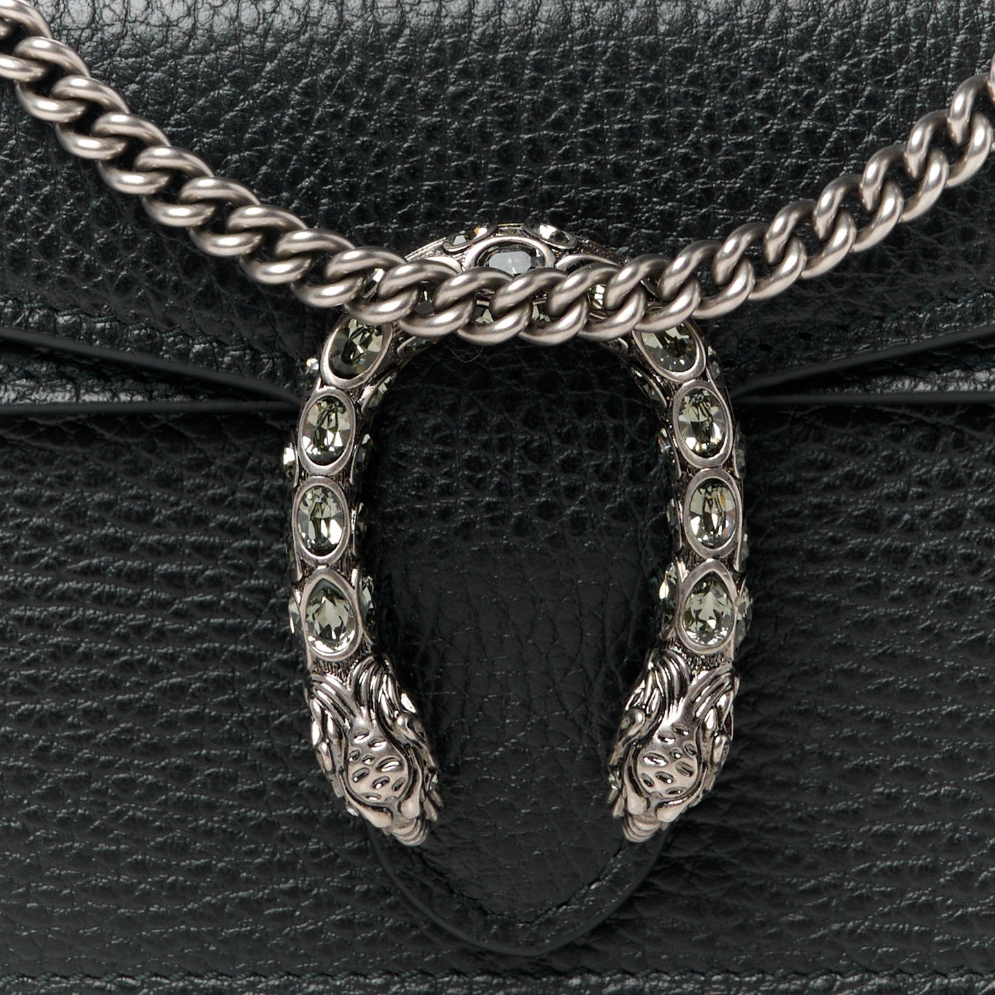 Calfskin Super Mini Dionysus Shoulder Bag Black