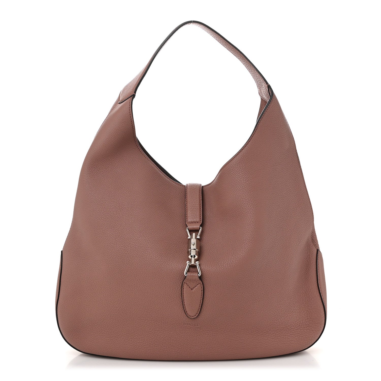 Gucci Soft Grained Calfskin Large Jackie Hobo Rosy Phard 1 of 11