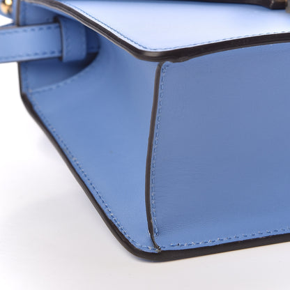Gucci Vitello Fontanella Web Mini Sylvie Top Handle Bag Clear Sky Blue 9 of 10