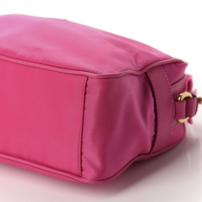 Prada Tessuto Nylon Soft Calf Camera Bag Fuxia 7 of 11