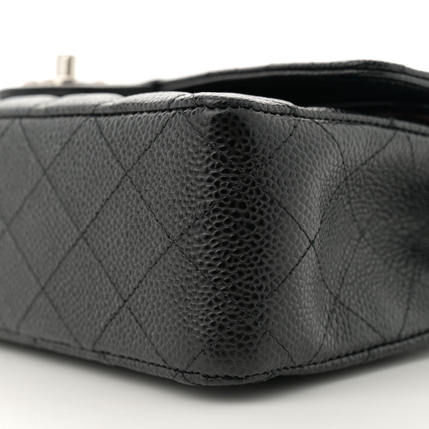 Chanel Caviar Quilted Medium Double Flap Black 10 of 11