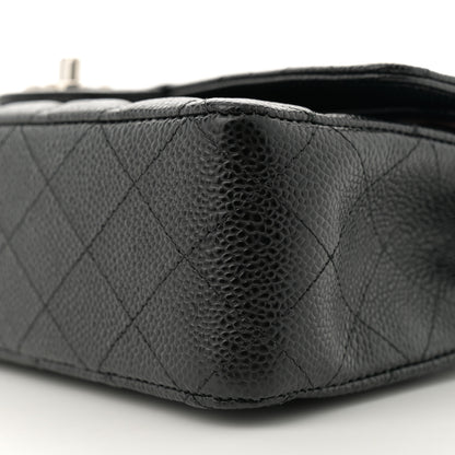 Chanel Caviar Quilted Medium Double Flap Black 10 of 11
