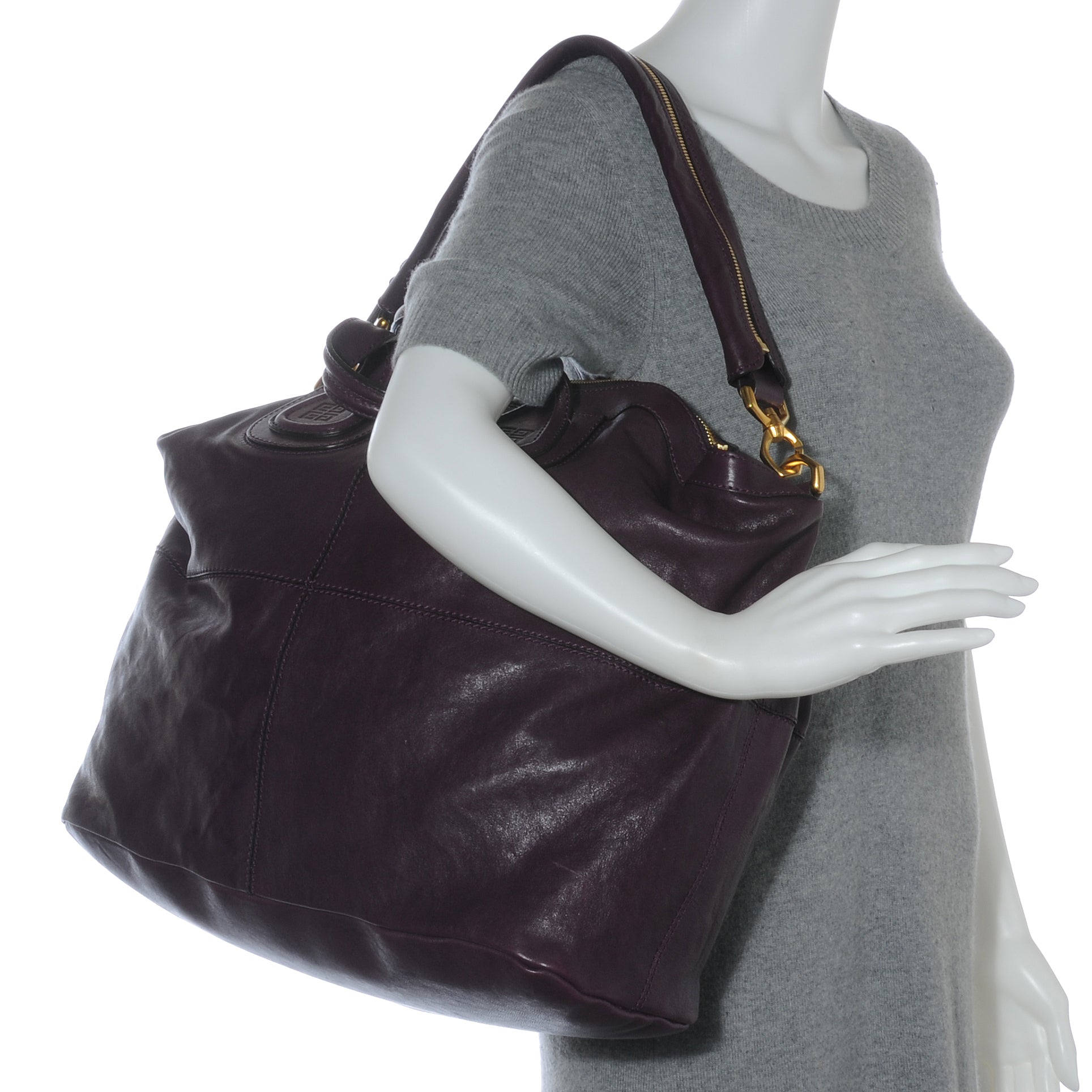 Givenchy Leather Large Nightingale Purple 2 of 7