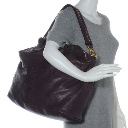 Givenchy Leather Large Nightingale Purple 2 of 7