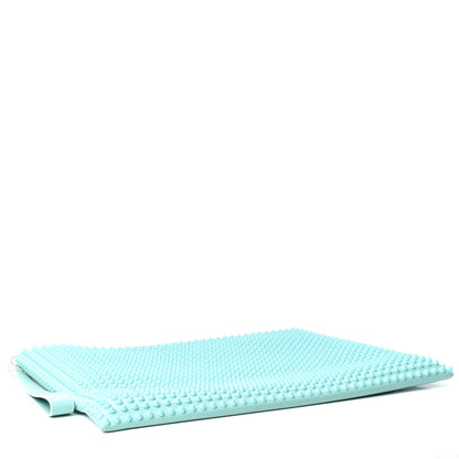 Christian Louboutin Peter Spikes Medium Pouch Turquoise 5 of 8