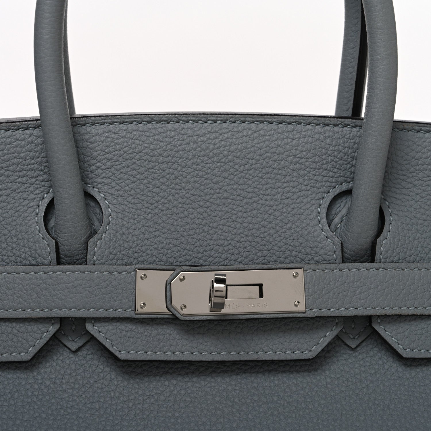 Hermes Togo Birkin 30 Bleu Glacier 8 of 11