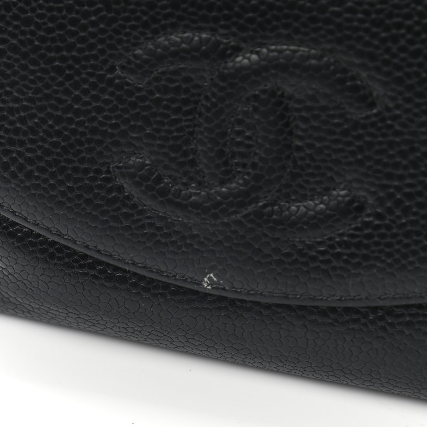 Caviar Timeless CC Compact French Wallet Black
