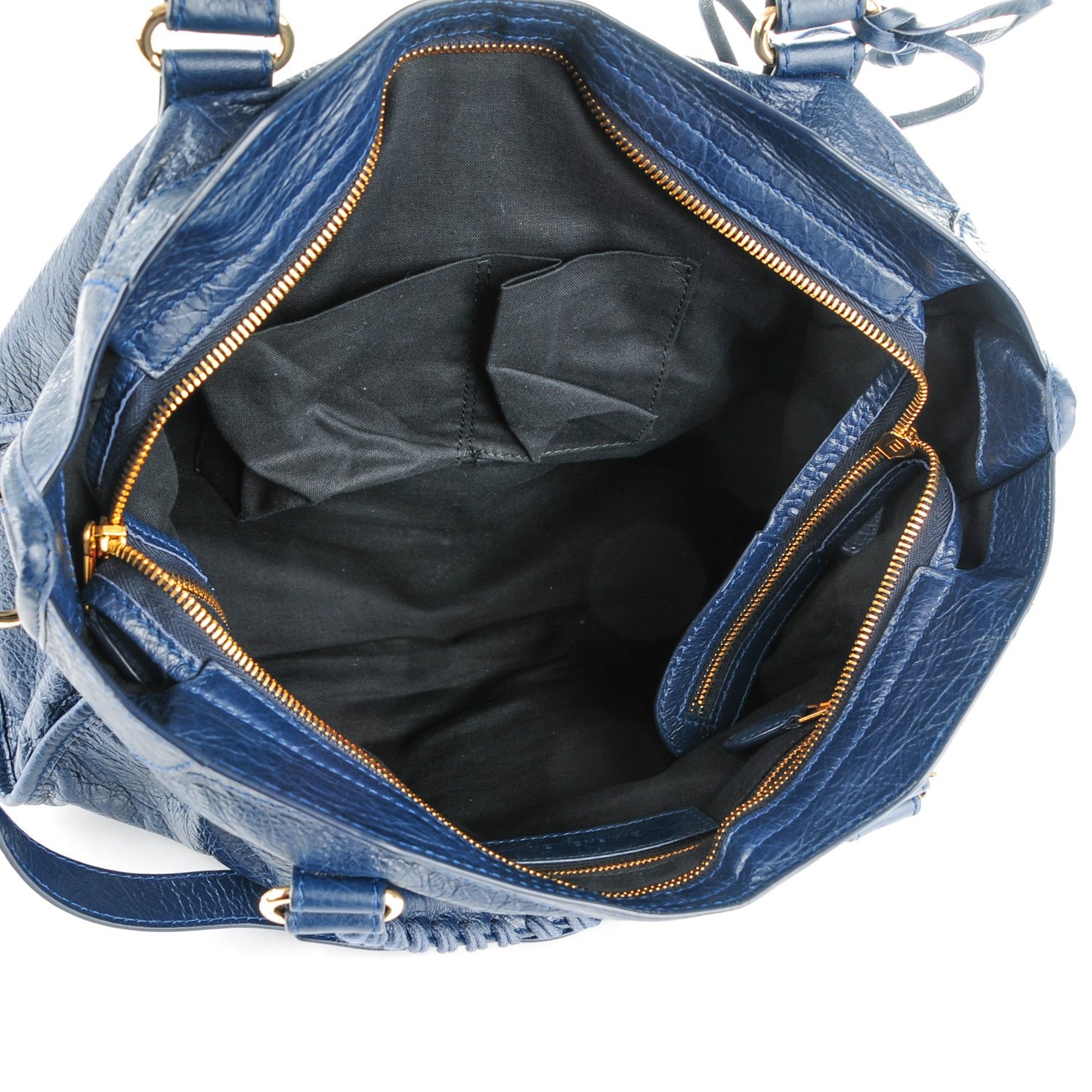 Agneau Giant 12 Gold Hardware City Bleu Obscur