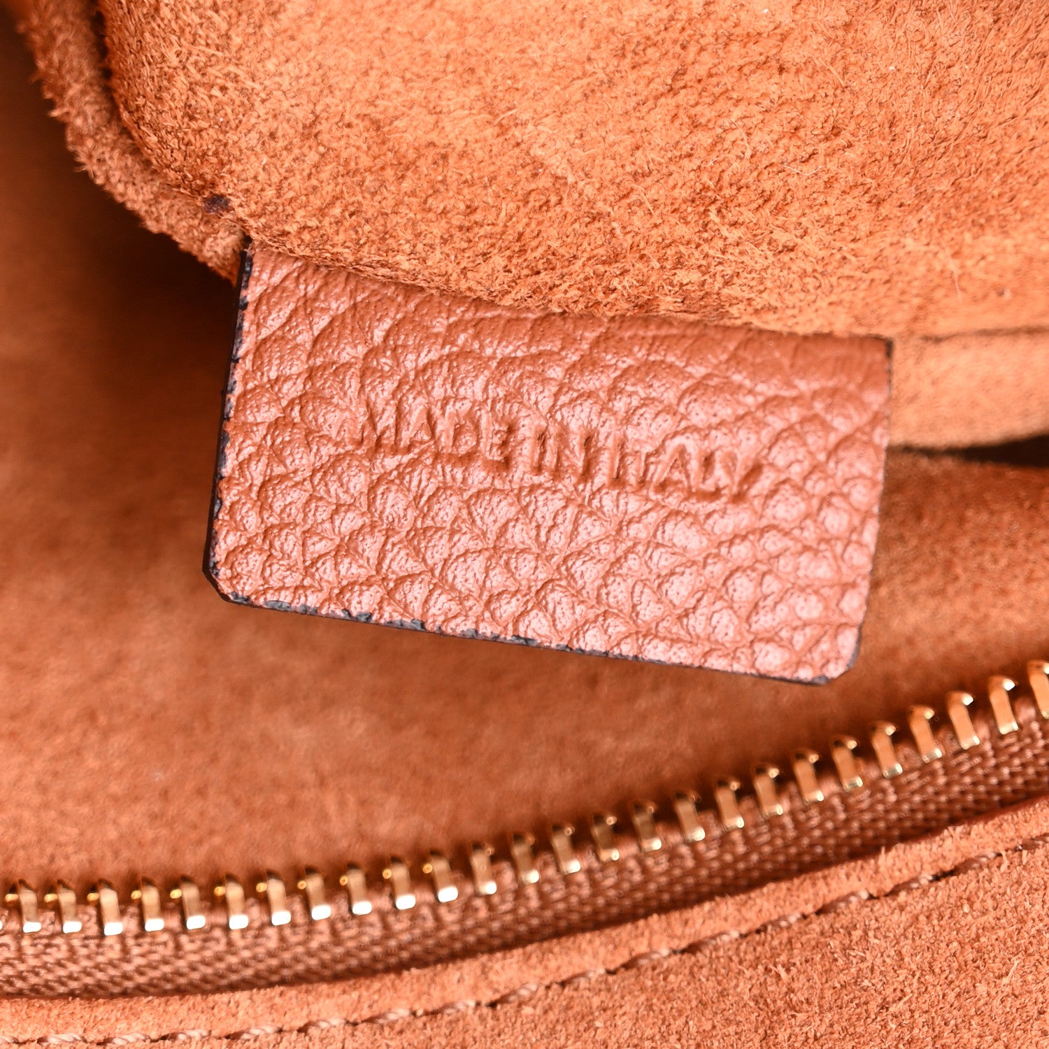 Celine Grained Calfskin Triomphe Medium Cabas Anais Tan 7 of 12