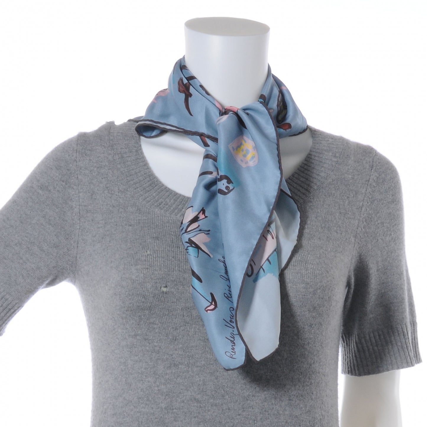 Silk Rendez Vous Rive Gauche Scarf 70