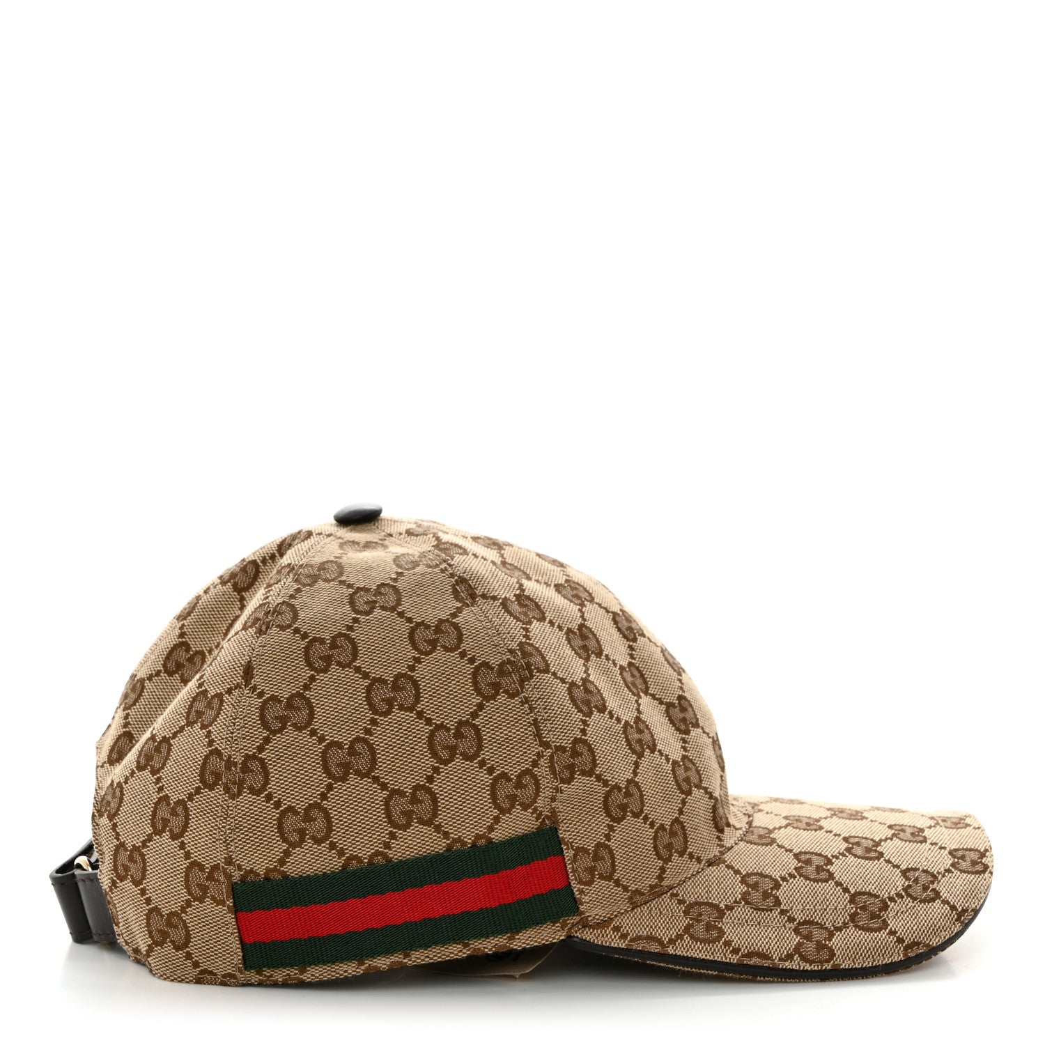 Gucci Monogram Web Baseball Hat M Beige Cocoa 5 of 11