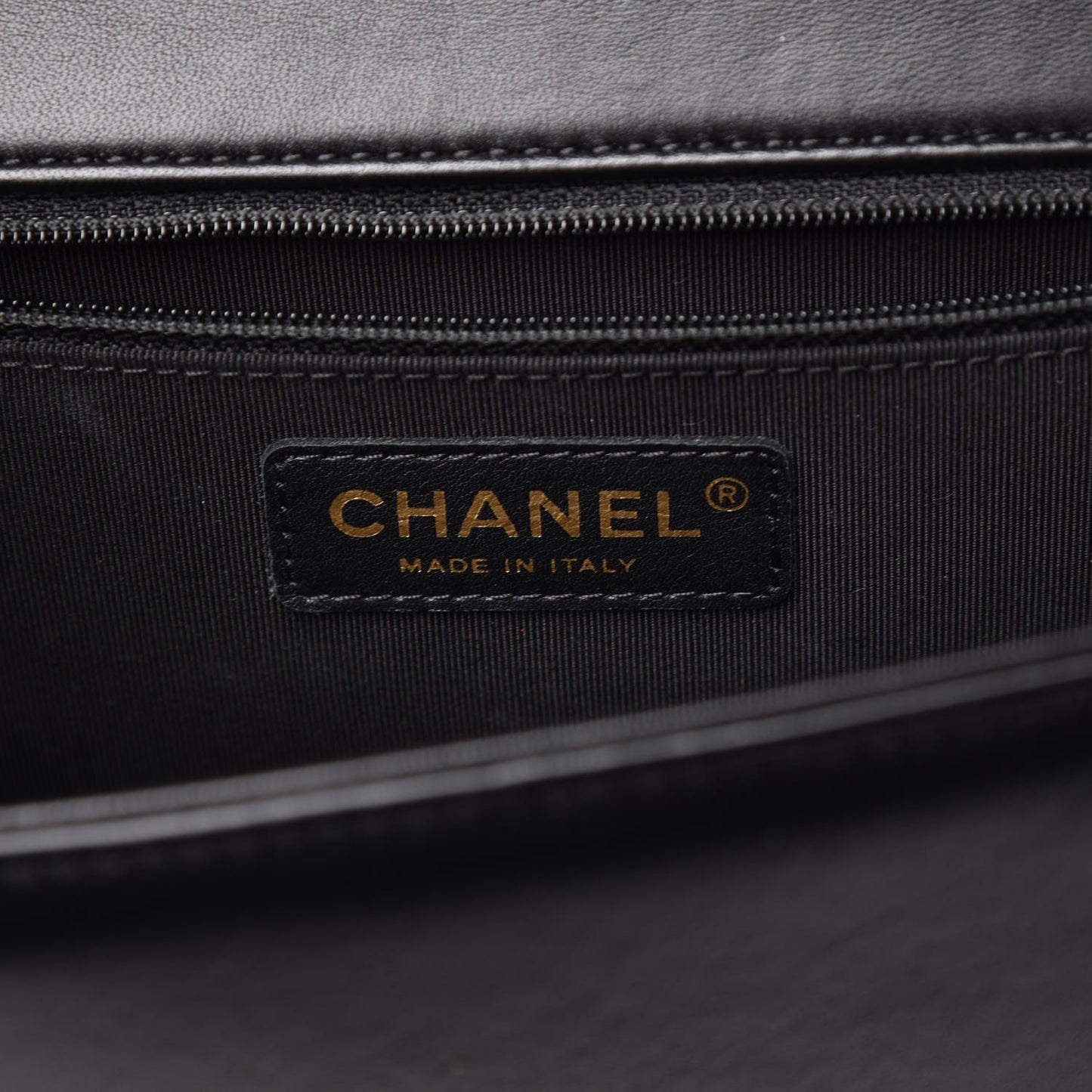 Lambskin Quilted New Medium Boy Flap Black