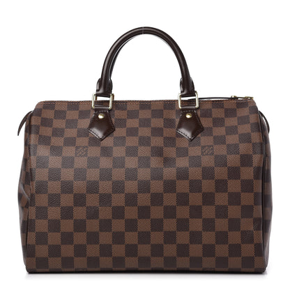 Louis Vuitton Damier Ebene Speedy 30 1 of 10