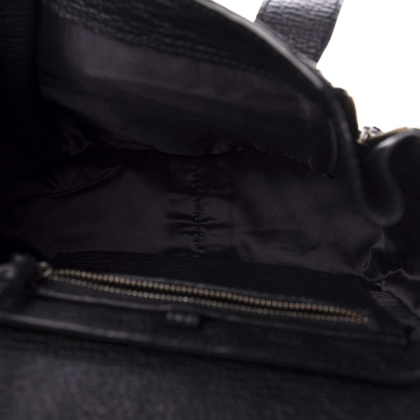 3.1 Textured Calfskin Shearling Studded Mini Pashli Satchel Black