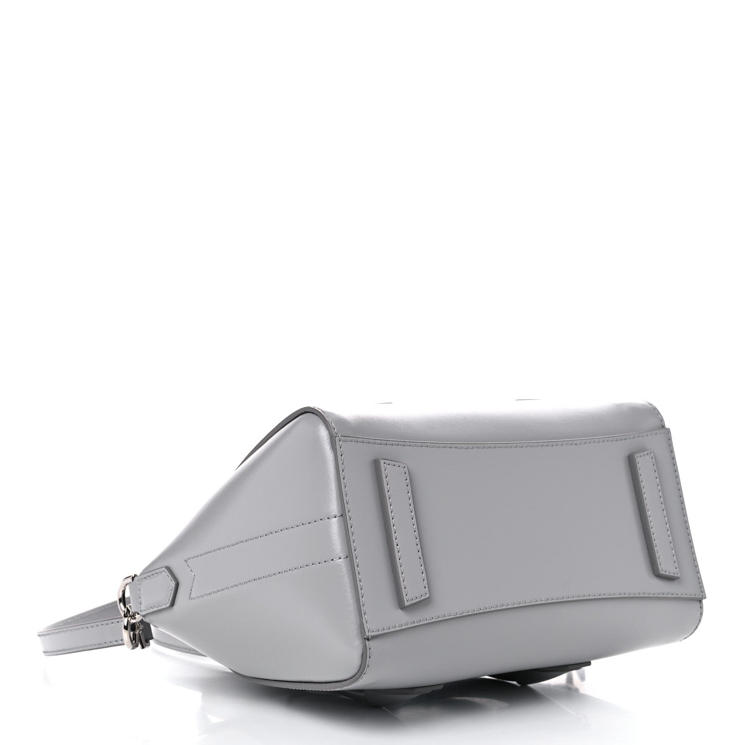Givenchy Box Calfskin Mini Lock Antigona Shoulder Bag Cloud Grey 4 of 10