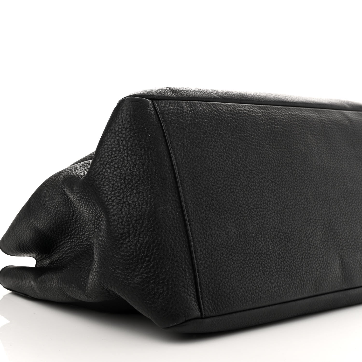 Versace Grained Calfskin La Medusa Shopping Tote Black 9 of 14