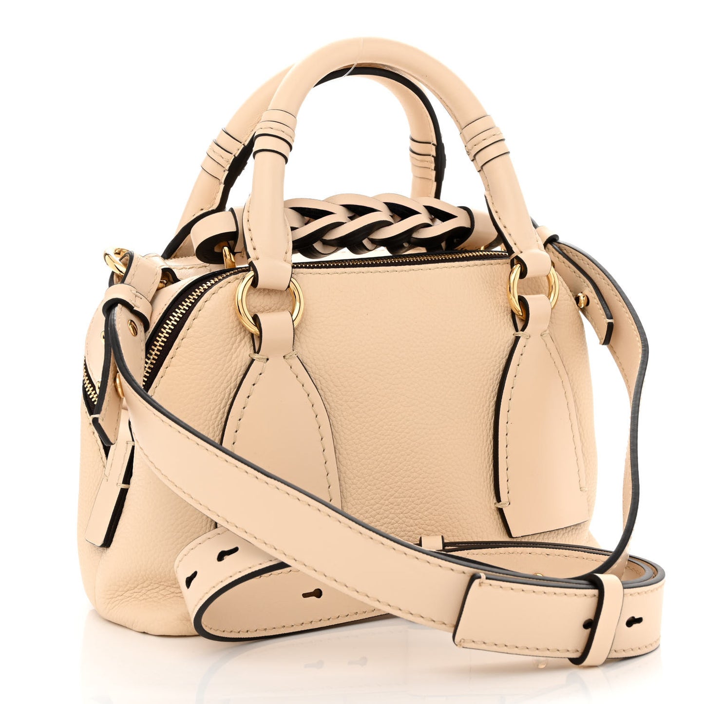 Calfskin Small Daria Sweet Beige