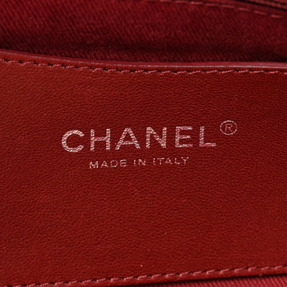 Chanel Metallic Caviar Quilted Medium Just Mademoiselle Bowling Bag Gold 8 of 13
