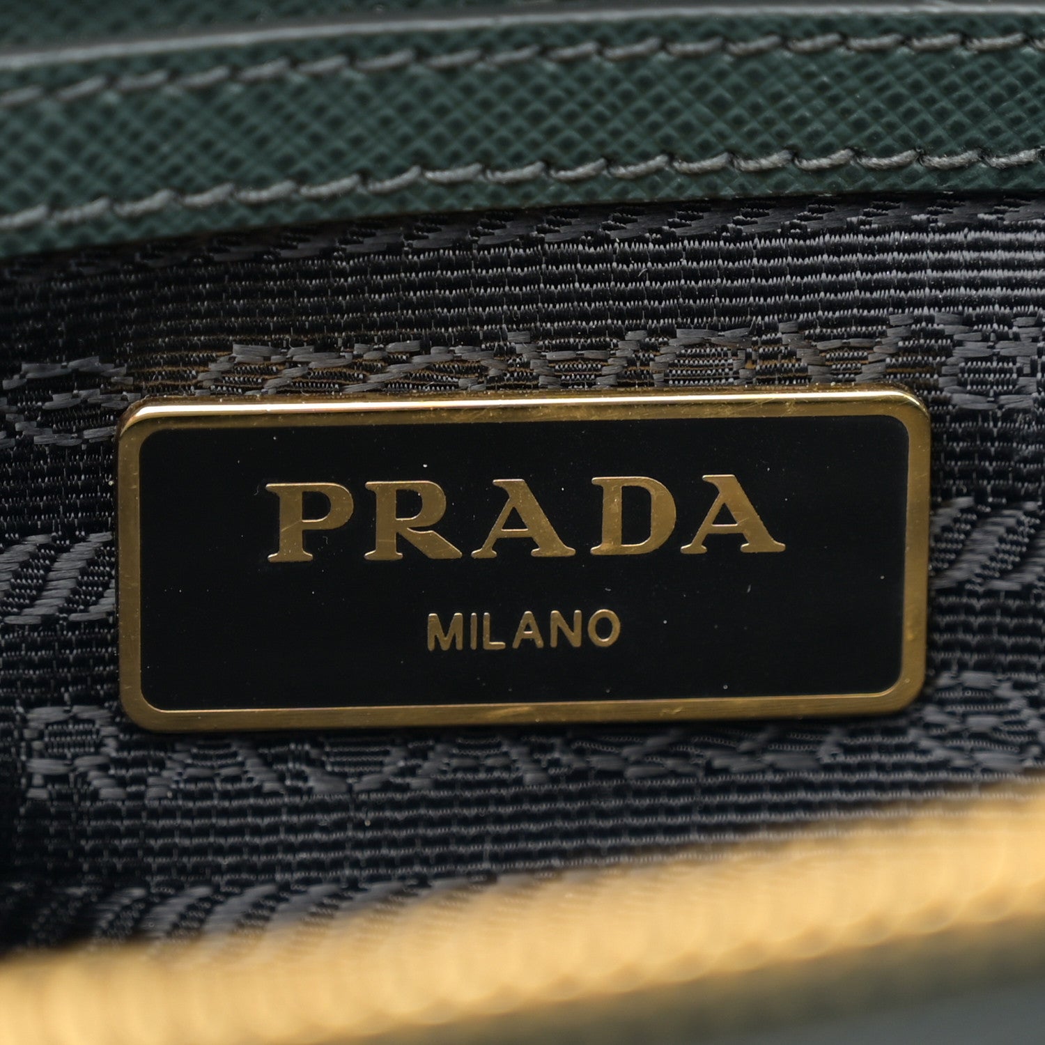 Prada Saffiano Lux Medium Tote Smeraldo 6 of 13