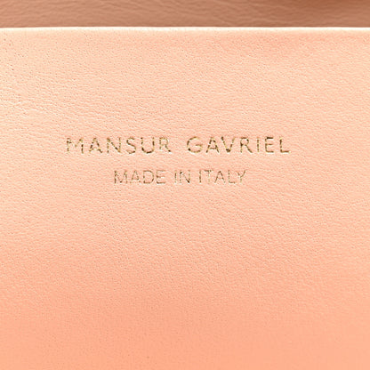 Mansur Gavriel Lambskin Wave Frame Clutch Rosa 5 of 8