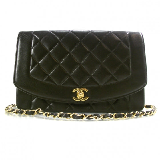 Chanel Lambskin Quilted Flap Black GHW 1 of 13