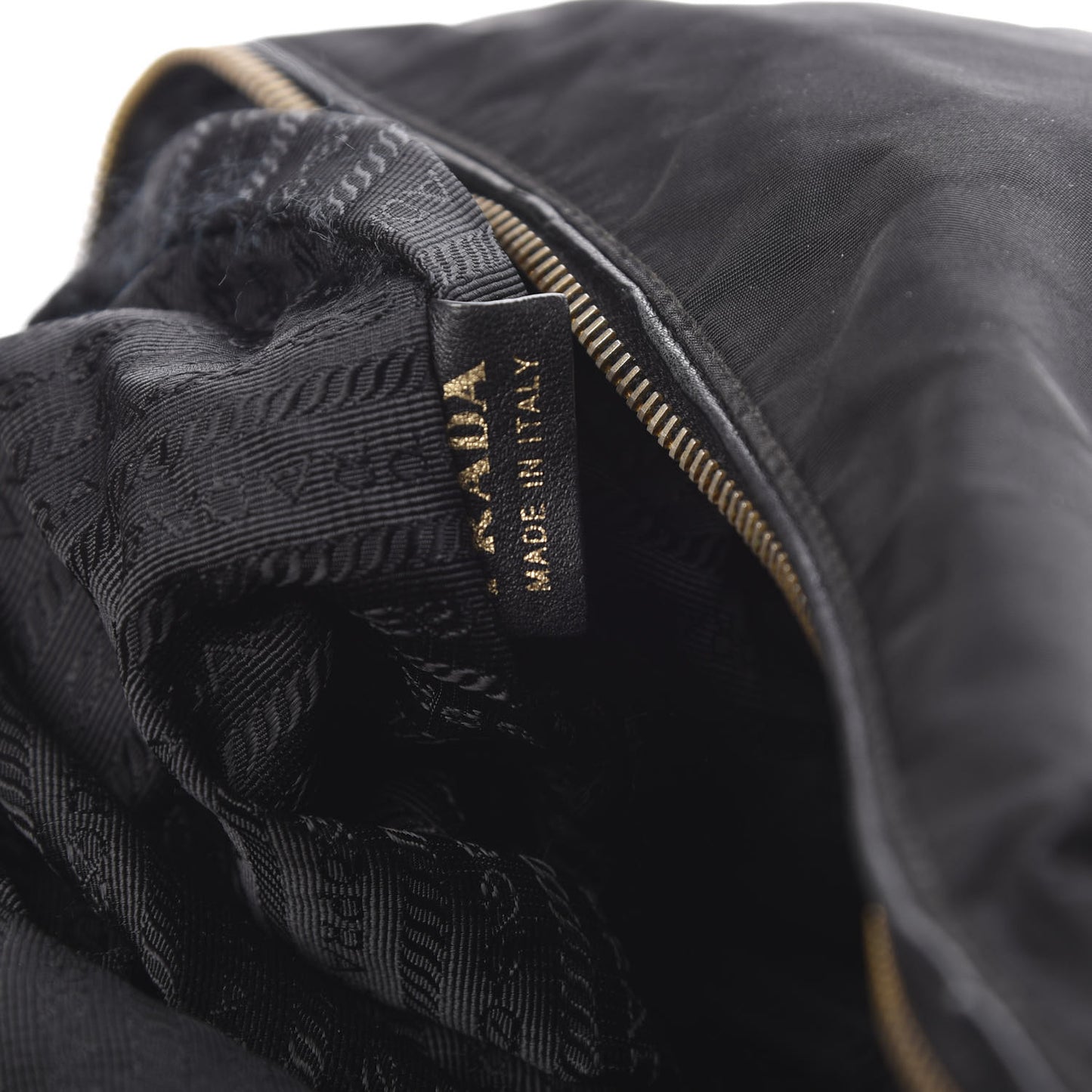 Tessuto Nylon Soft Calf Tote Black