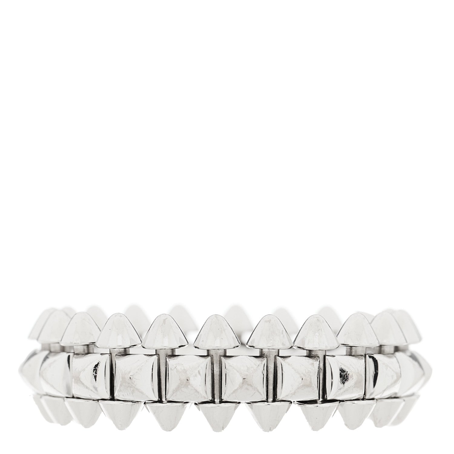 Cartier 18K White Gold SM Clash De Cartier Ring 51 5.75 1 of 5