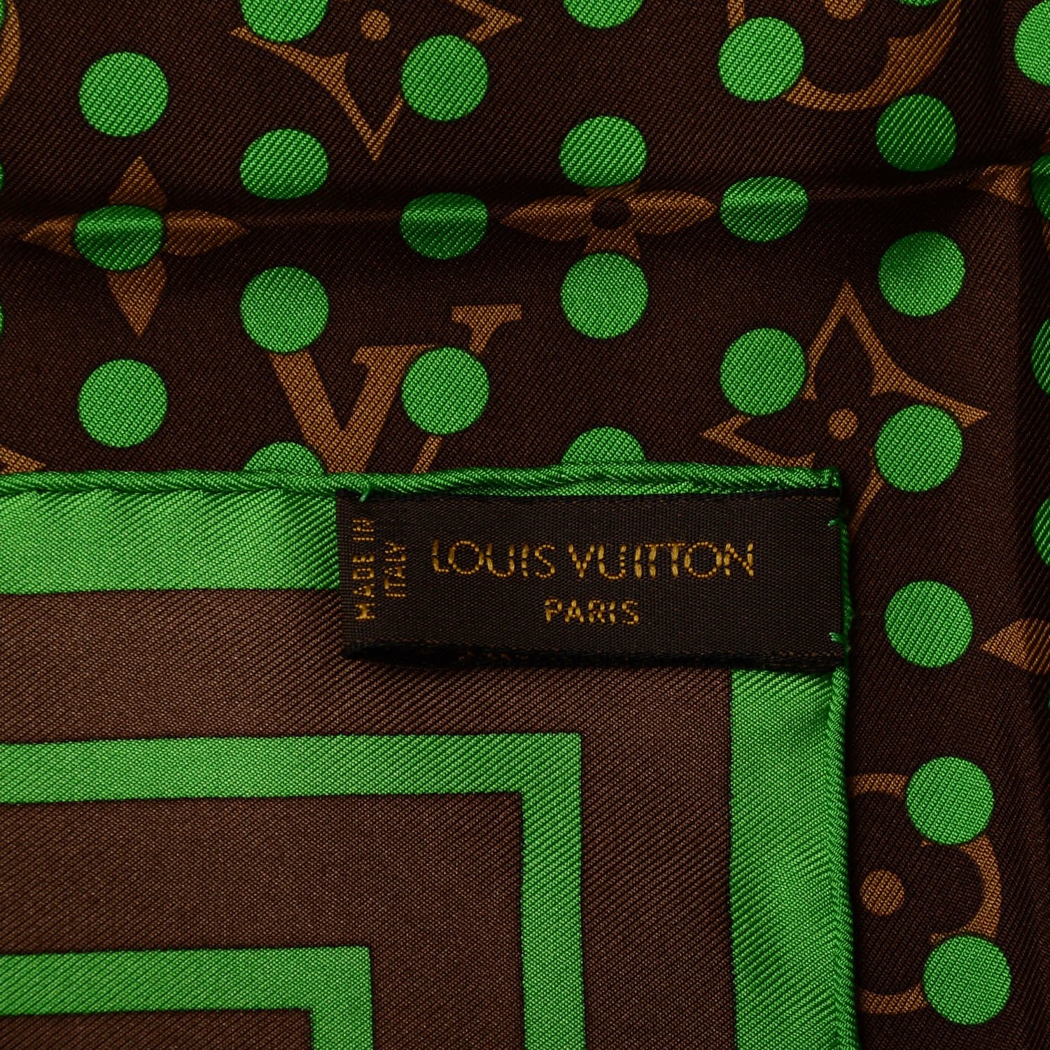 Louis Vuitton Silk Monogram Scarf 4 of 4