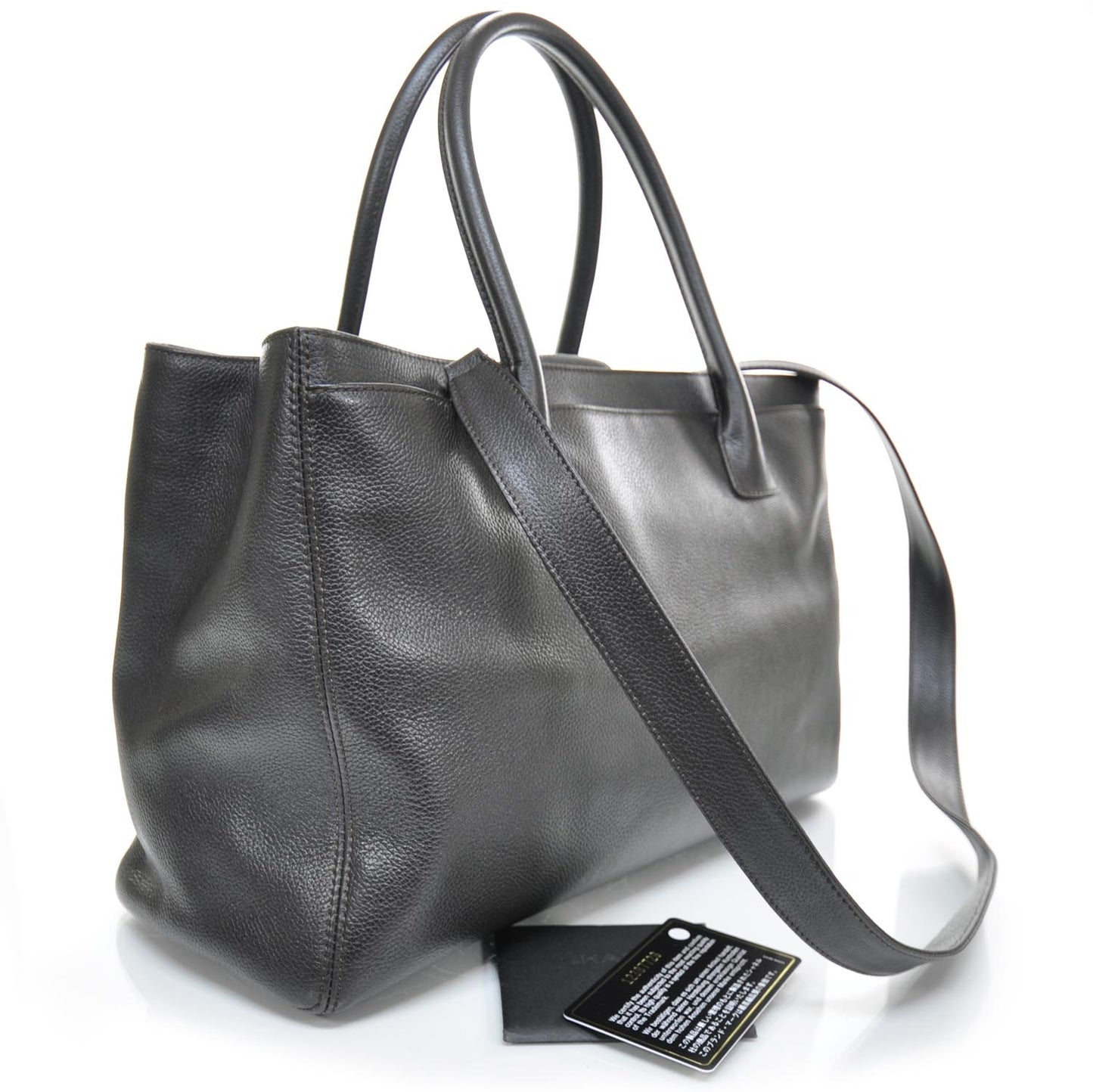 Caviar Cerf Executive Shopper Tote Dark Brown