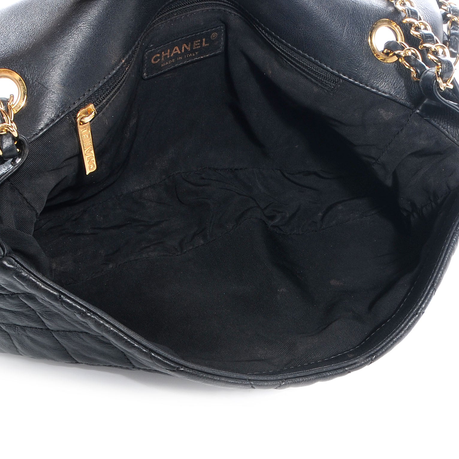 Chanel Calfskin Quilted Medium Chain Me Flap Black 5 of 8