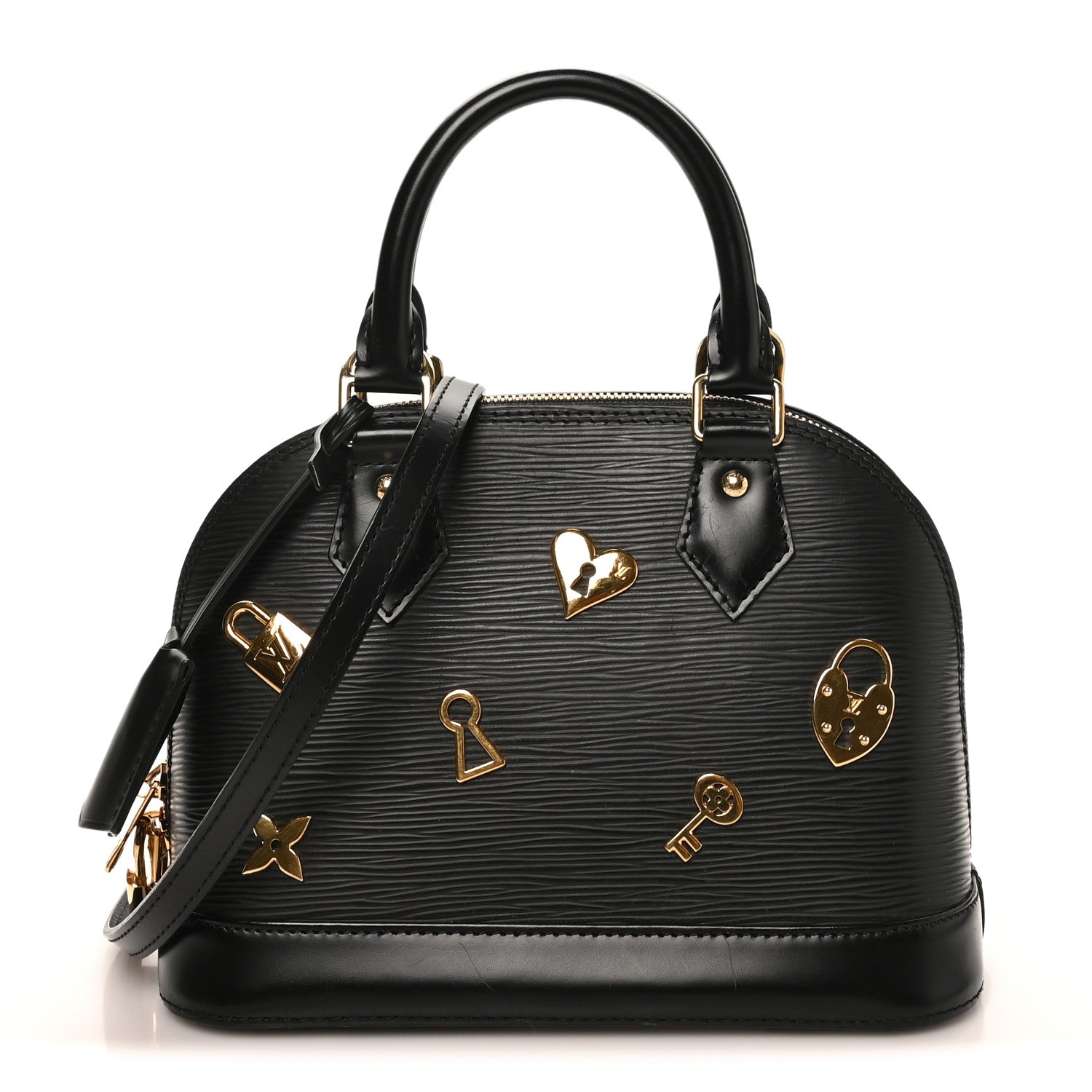 Louis Vuitton Epi Love Lock Alma BB Black 1 of 10