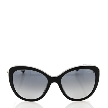 Chanel Acetate Pearl Polarized Winter Butterfly Sunglasses 5338-H-A Black 2 of 8