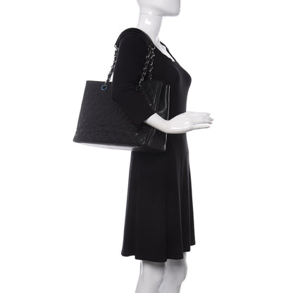 Chanel Caviar Quilted Grand Shopping Tote GST Black 2 of 10