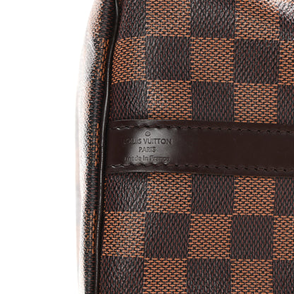 Louis Vuitton Damier Ebene Speedy Bandouliere 25 6 of 17