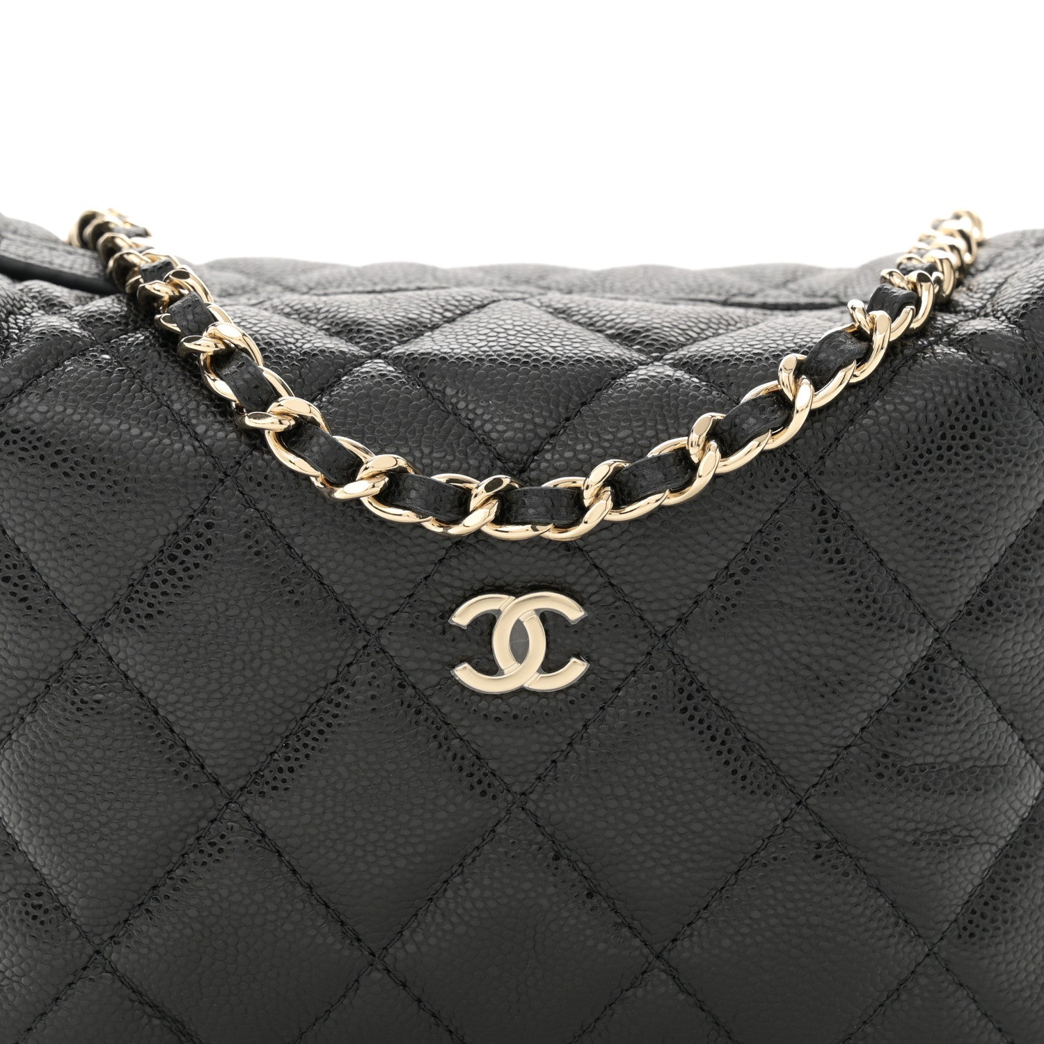Chanel Caviar Quilted Hobo Black 8 of 11