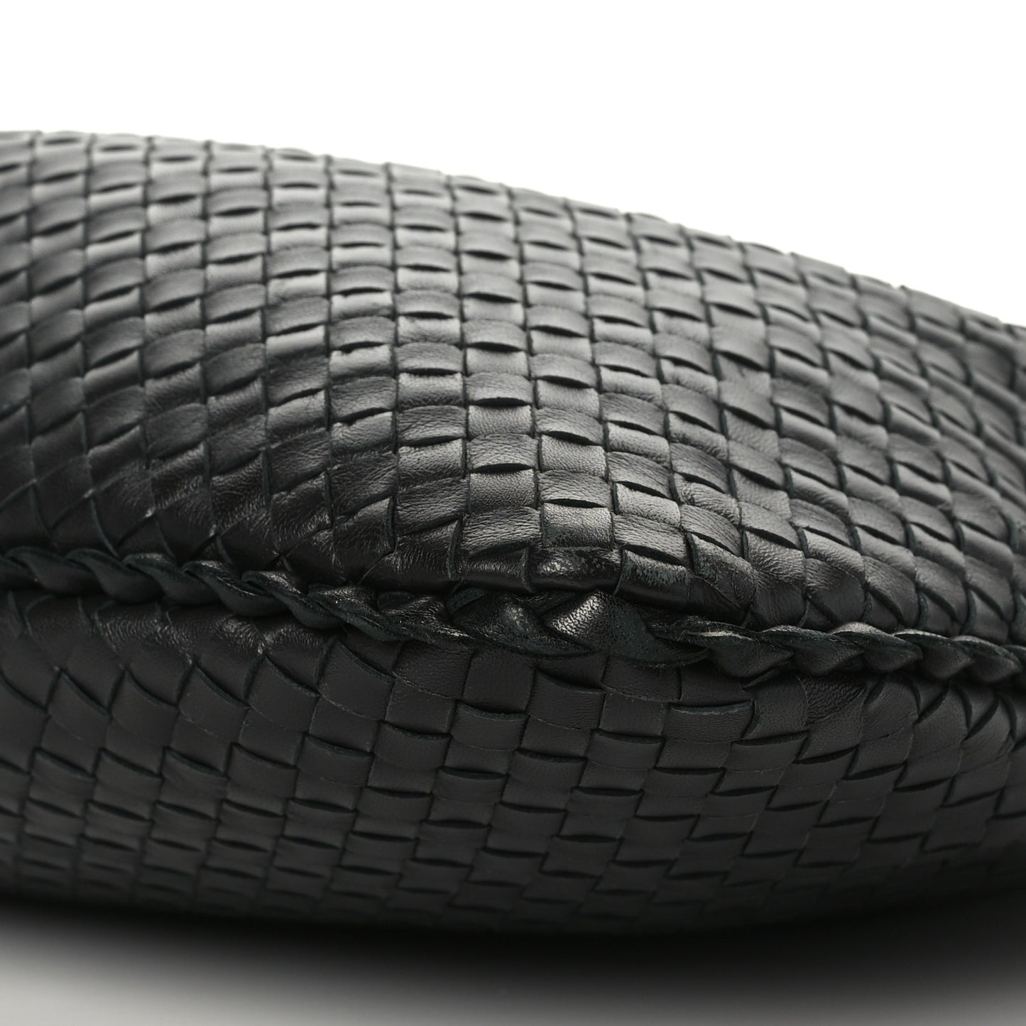 Nappa Intrecciato Large Veneta Hobo Black