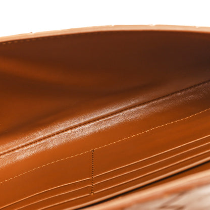 Bottega Veneta Nappa Intrecciato Long Andiamo Top Handle Clutch Cognac 5 of 7
