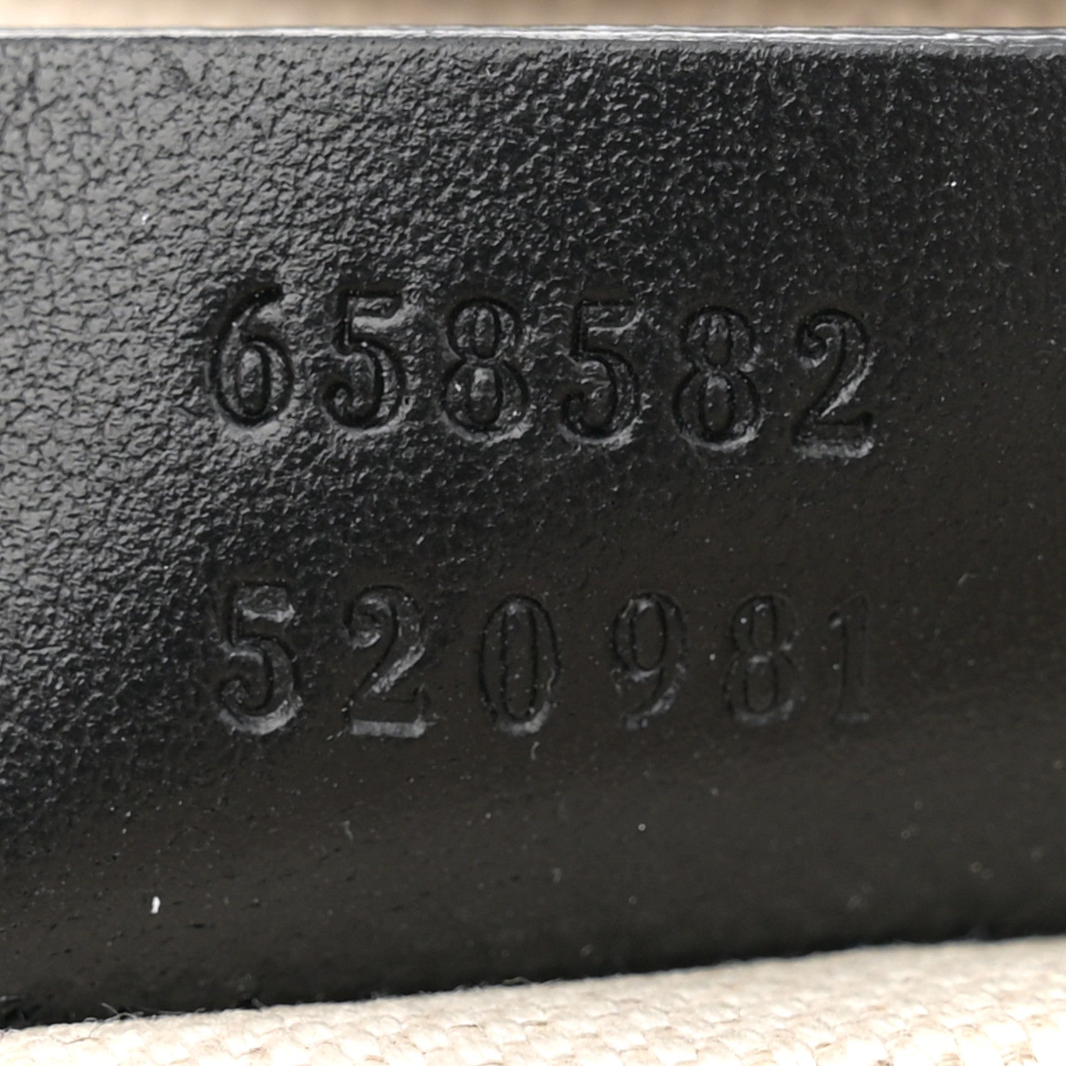 Gucci Calfskin GG Tennis Embossed Belt Bag Black 7 of 12