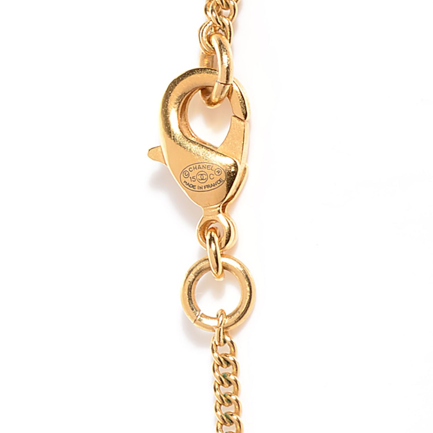 CC Pendant Necklace Gold
