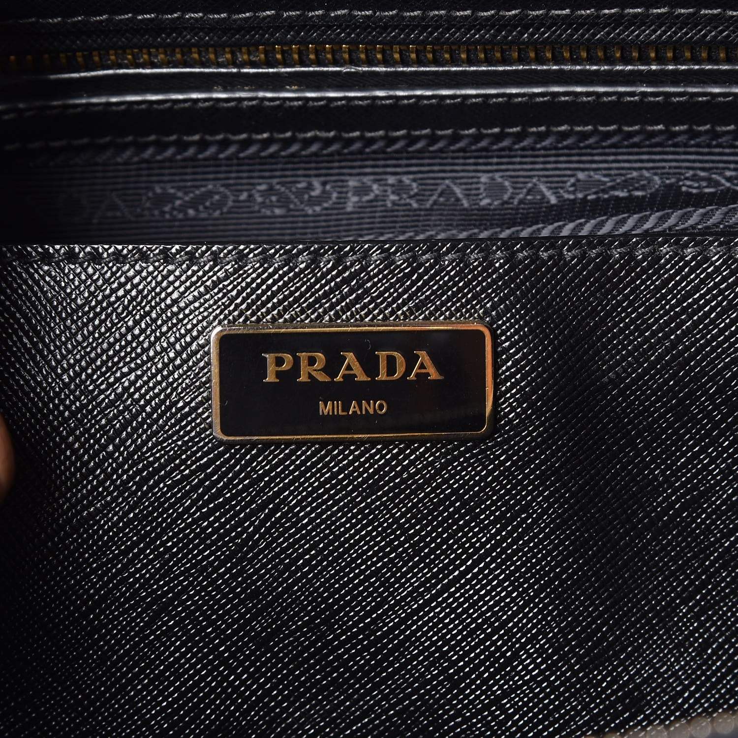 Prada Saffiano Large Galleria Double Zip Tote Black 7 of 8