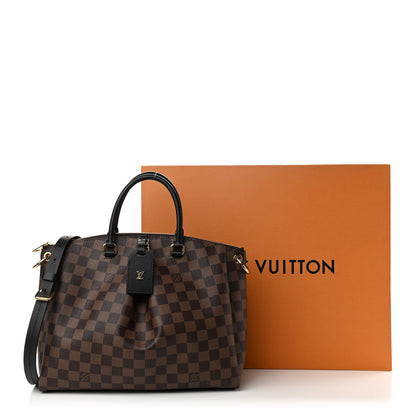 Louis Vuitton Damier Ebene Odeon Tote MM Black 14 of 14