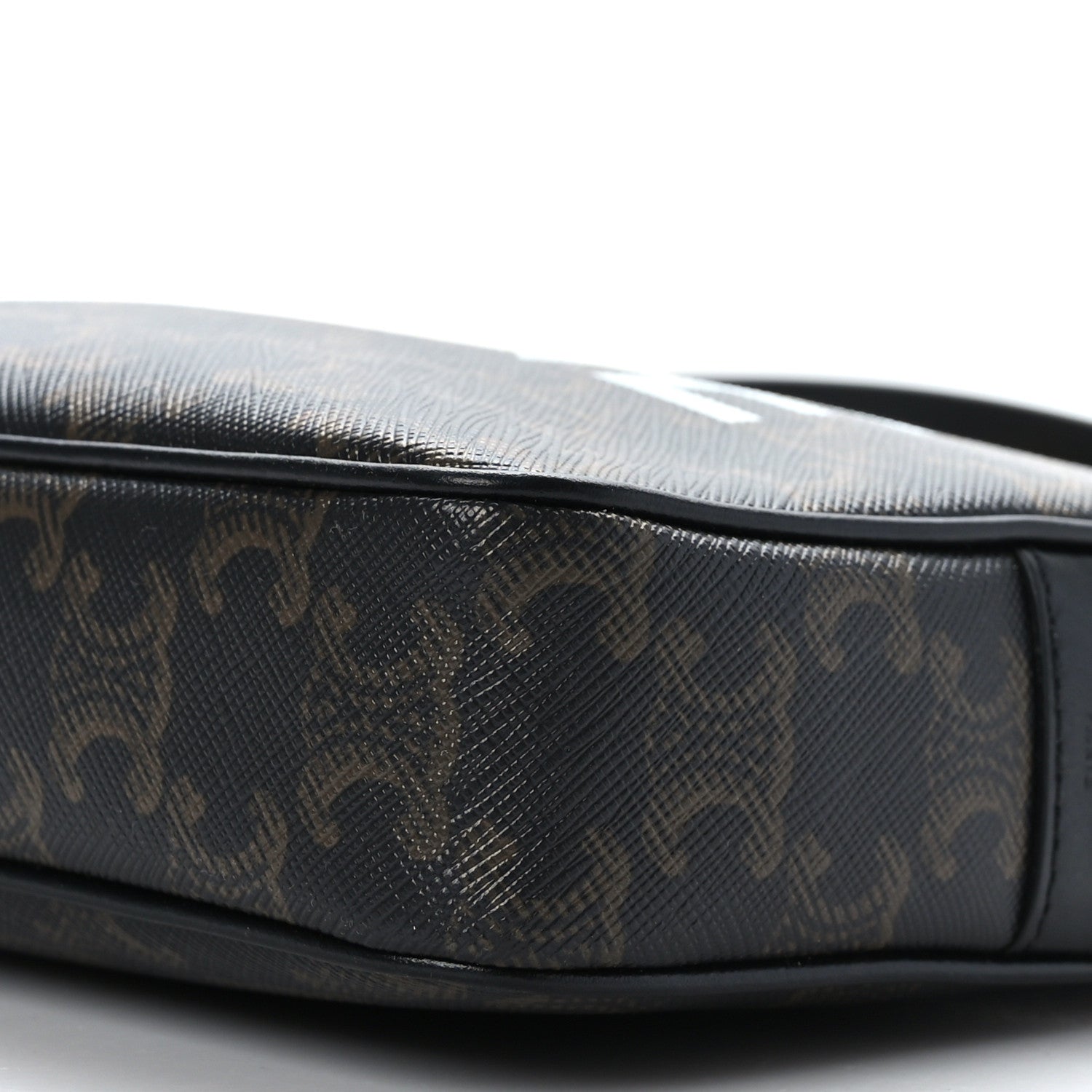 Celine Triomphe Canvas Medium Messenger Bag Black 9 of 10