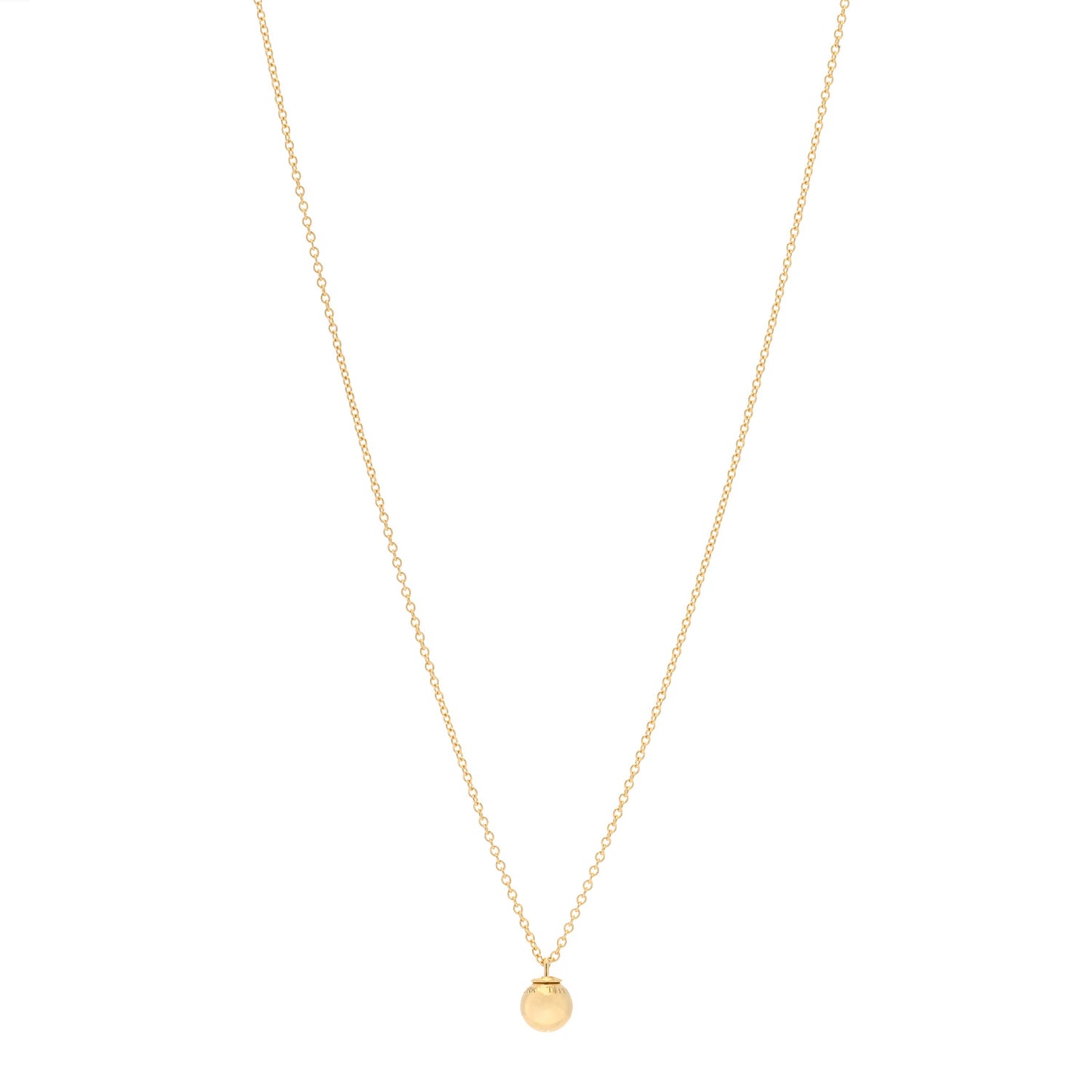 18K Yellow Gold 8mm HardWear Ball Pendant Necklace