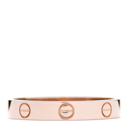 Cartier 18K Pink Gold 3.5mm LOVE Wedding Band Ring 61 9.5 3 of 5