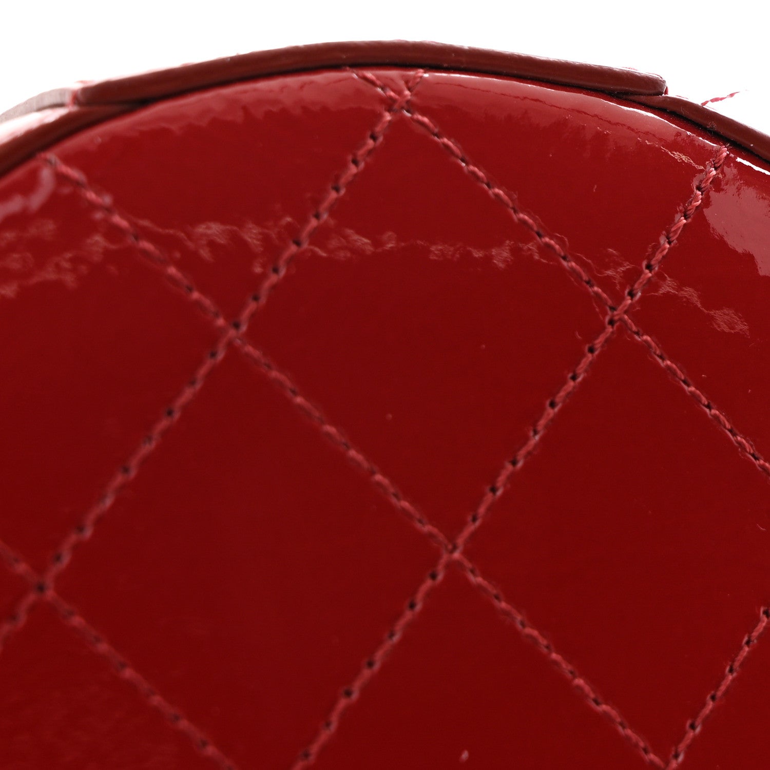 Chanel Patent Round As Earth Evening Bag Red 12 of 12