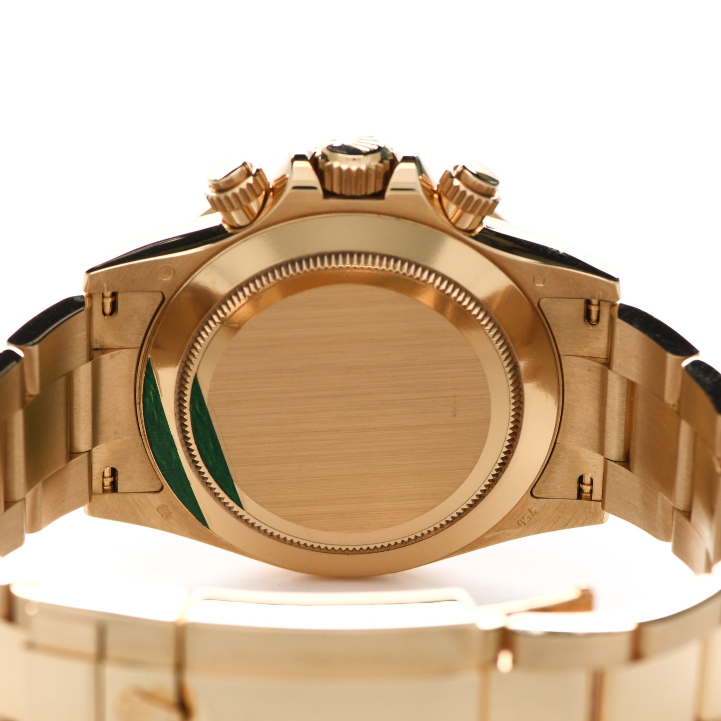 18K Yellow Gold Diamond Mother of Pearl 40mm Oyster Perpetual Cosmograph Daytona Watch 116508
