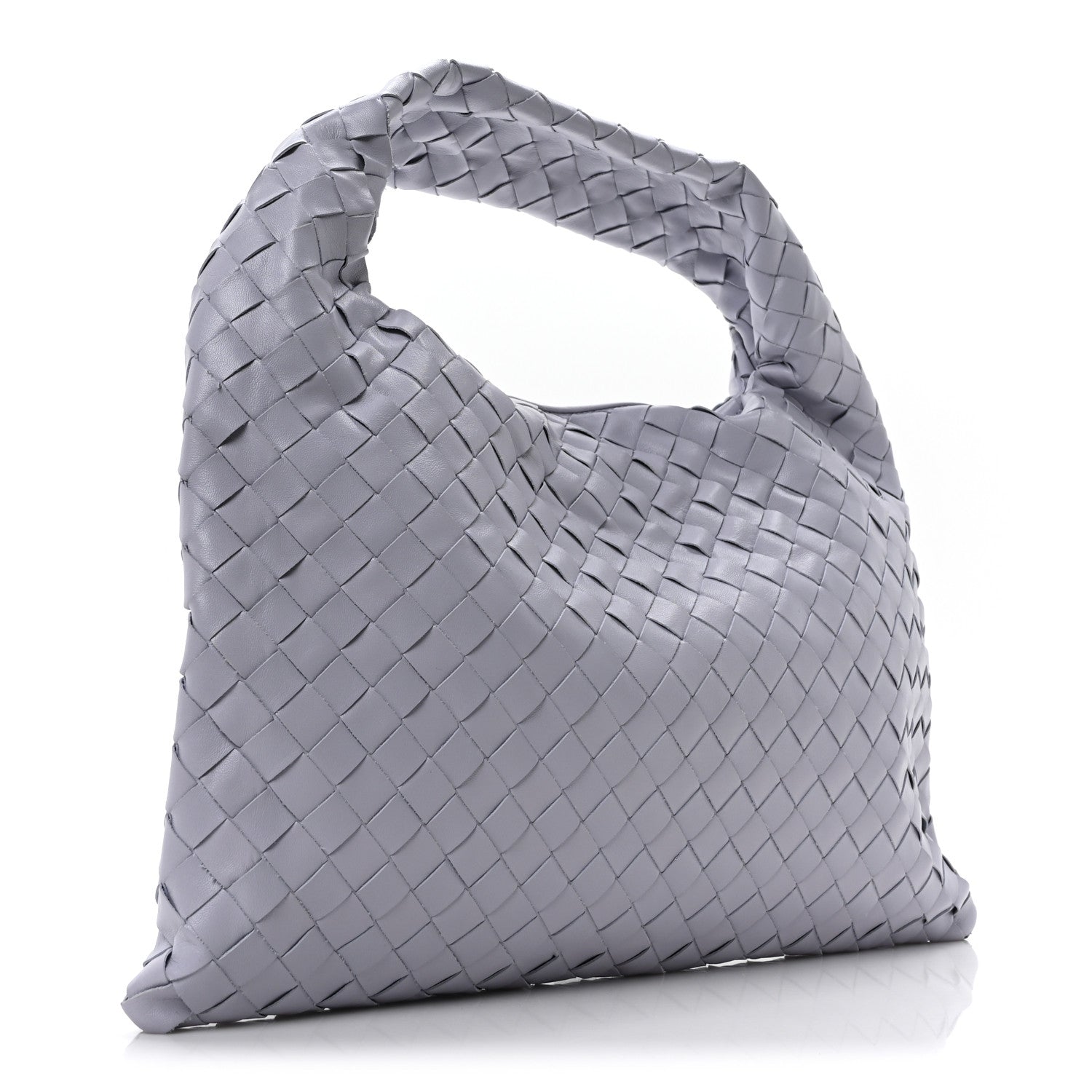 Bottega Veneta Calfskin Intrecciato Small Hop Oyster Lilac 3 of 9