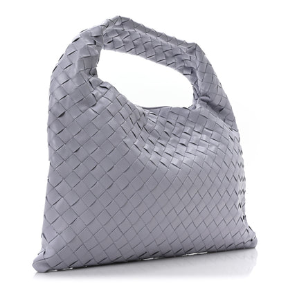 Bottega Veneta Calfskin Intrecciato Small Hop Oyster Lilac 3 of 9