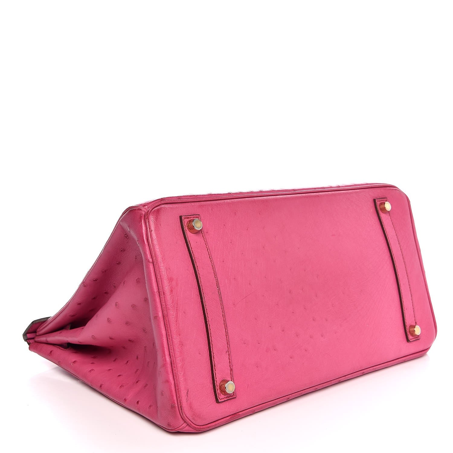 Hermes Ostrich Birkin 35 Fuchsia 6 of 35
