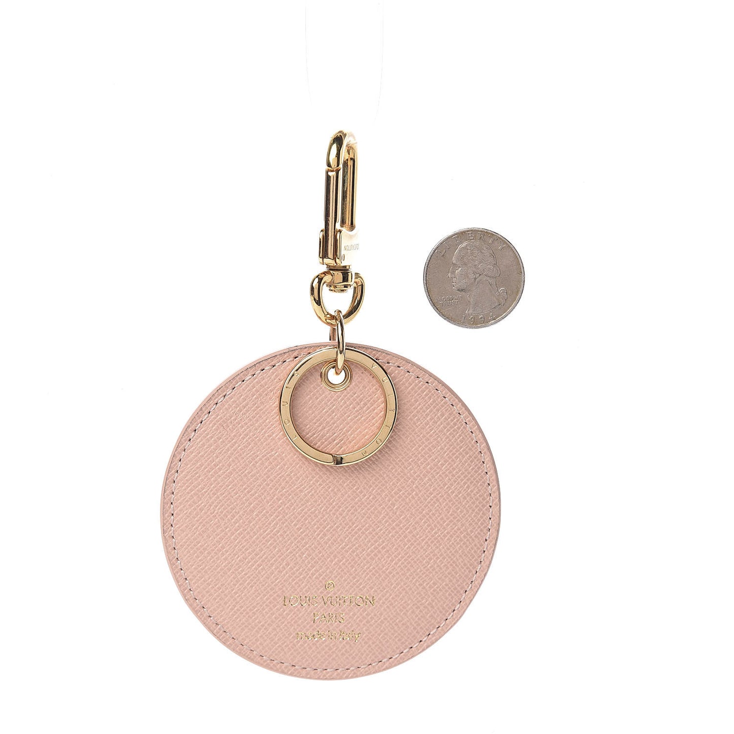 Damier Azur Tahitienne Bag Charm Key Ring